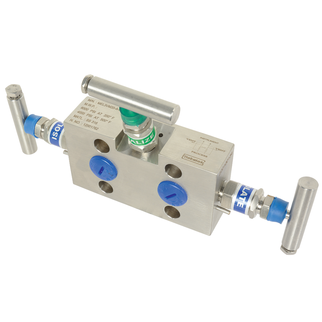 Metaval 3 Valve Manifold