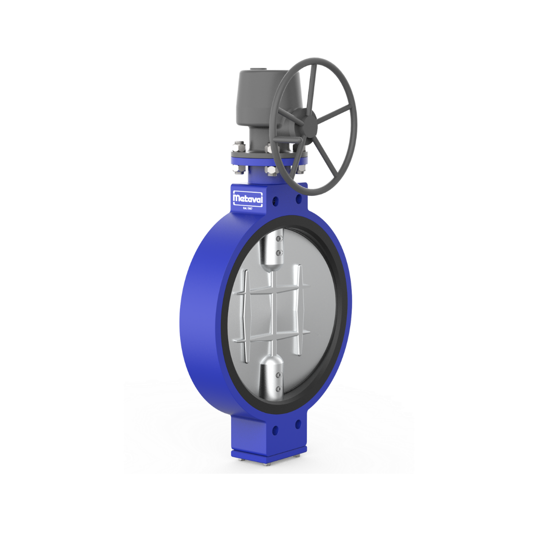 Metaval Butterfly Valve Double Offset