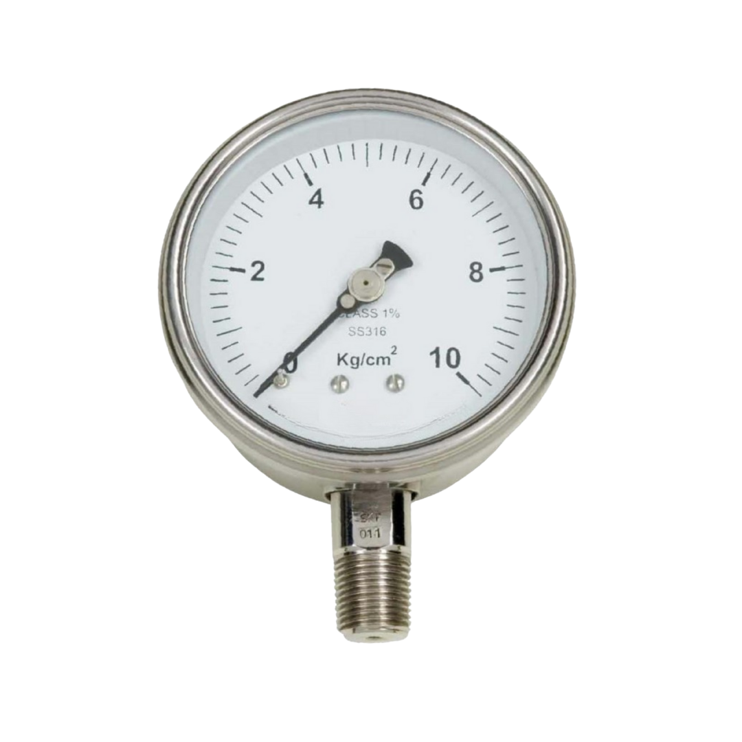 Metaval Bourdon Sensing Pressure Gauge